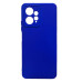 Накладка (з мікрофіброю) Silicone Cover Lakshmi Full Camera (A) для Xiaomi Redmi Note 12 4G- ультра-синій