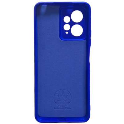 Накладка (з мікрофіброю) Silicone Cover Lakshmi Full Camera (A) для Xiaomi Redmi Note 12 4G- ультра-синій