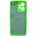 Накладка (з мікрофіброю) Silicone Cover Lakshmi Full Camera (A) для Xiaomi Redmi Note 12 4G- салатовий