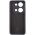 Накладка (з мікрофіброю) Silicone Cover Lakshmi Full Camera (A) для Xiaomi Redmi Note 13 4G- чорний