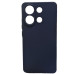 Накладка (з мікрофіброю) Silicone Cover Lakshmi Full Camera (A) для Xiaomi Redmi Note 13 4G- чорний