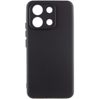 Накладка (з мікрофіброю) Silicone Cover Lakshmi Full Camera (A) для Xiaomi Redmi Note 13 Pro 4G / Poco M6 Pro 4G / Redmi Note 14s- чорний