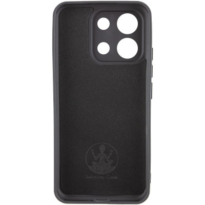 Накладка (з мікрофіброю) Silicone Cover Lakshmi Full Camera (A) для Xiaomi Redmi Note 13 Pro 4G / Poco M6 Pro 4G / Redmi Note 14s- чорний