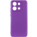 Накладка (з мікрофіброю) Silicone Cover Lakshmi Full Camera (A) для Xiaomi Redmi Note 13 Pro 4G / Poco M6 Pro 4G / Redmi Note 14s- фіолетовий