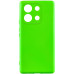Накладка (з мікрофіброю) Silicone Cover Lakshmi Full Camera (A) для Xiaomi Redmi Note 13 Pro 4G / Poco M6 Pro 4G / Redmi Note 14s- салатовий