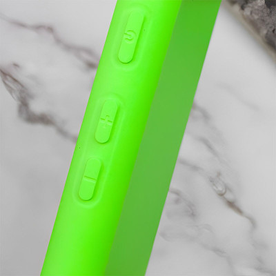 Накладка (з мікрофіброю) Silicone Cover Lakshmi Full Camera (A) для Xiaomi Redmi Note 13 Pro 4G / Poco M6 Pro 4G / Redmi Note 14s- салатовий