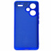 Накладка (з мікрофіброю) Silicone Cover Lakshmi Full Camera (A) для Xiaomi Redmi Note 13 Pro Plus- ультра-синій