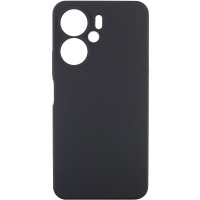 Накладка (з мікрофіброю) Silicone Cover Lakshmi Full Camera (AAA) для Xiaomi Redmi 13C 4G/5G / Poco C65 / Poco M6 5G- чорний