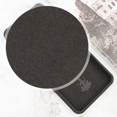 Накладка (з мікрофіброю) Silicone Cover Lakshmi Full Camera (AAA) для Xiaomi Redmi 13C 4G/5G / Poco C65 / Poco M6 5G- чорний