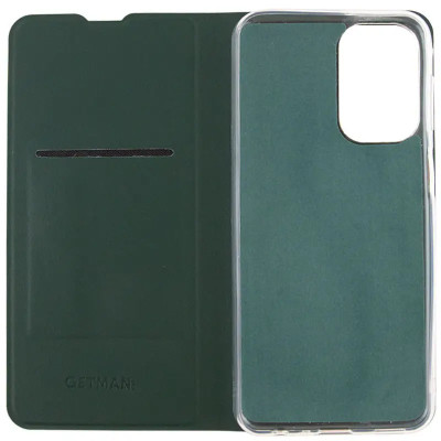 Чохол-книжка GETMAN Elegant для Motorola Moto G24 / G04 / G04s / E14- зелений Чохол-книжка GETMAN Elegant для Motorola Moto G24 / G04 / G04s / E14- зелений