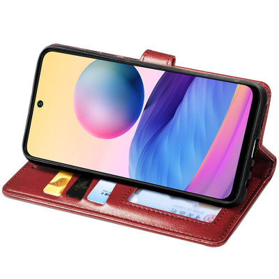 Чохол-книжка GETMAN Gallant шкіряний для TECNO Spark 5 LTE- червоний Чохол-книжка GETMAN Gallant шкіряний для TECNO Spark 5 LTE- червоний