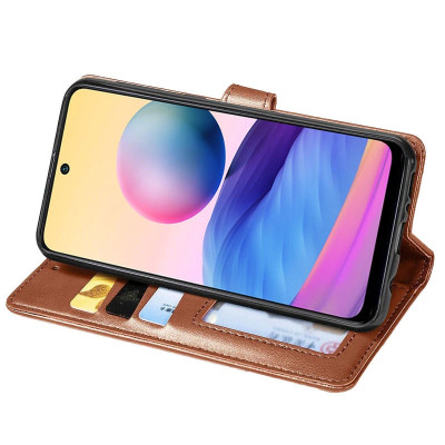 Чохол-книжка GETMAN Gallant шкіряний для Xiaomi Redmi Note 8 Pro- коричневий Чохол-книжка GETMAN Gallant шкіряний для Xiaomi Redmi Note 8 Pro- коричневий
