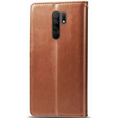 Чохол-книжка GETMAN Gallant шкіряний для Xiaomi Redmi Note 8 Pro- коричневий Чохол-книжка GETMAN Gallant шкіряний для Xiaomi Redmi Note 8 Pro- коричневий