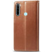 Чохол-книжка GETMAN Gallant шкіряний для Xiaomi Redmi Note 8T- коричневий