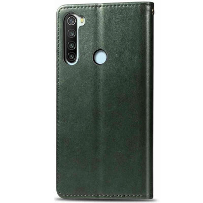 Чохол-книжка GETMAN Gallant шкіряний для Xiaomi Redmi Note 8T- зелений Чохол-книжка GETMAN Gallant шкіряний для Xiaomi Redmi Note 8T- зелений