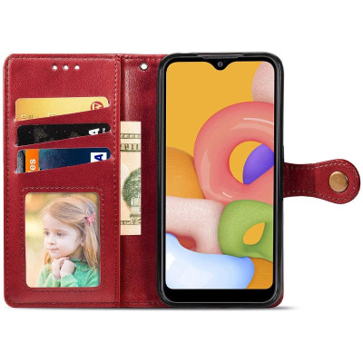 Чохол-книжка GETMAN Gallant шкіряний для Xiaomi Redmi Note 9 Pro / Note 9s- червоний Чохол-книжка GETMAN Gallant шкіряний для Xiaomi Redmi Note 9 Pro / Note 9s- червоний