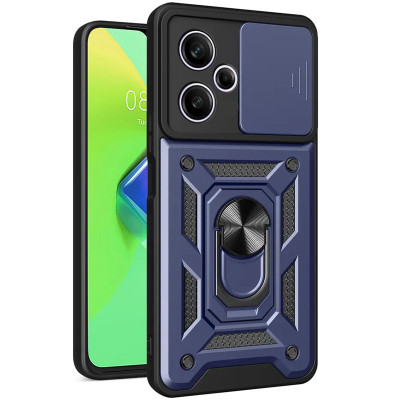 Протиударний чохол Camshield Serge Ring для Xiaomi Redmi 13 4G / Poco M6 4G- синій Протиударний чохол Camshield Serge Ring для Xiaomi Redmi 13 4G / Poco M6 4G- синій