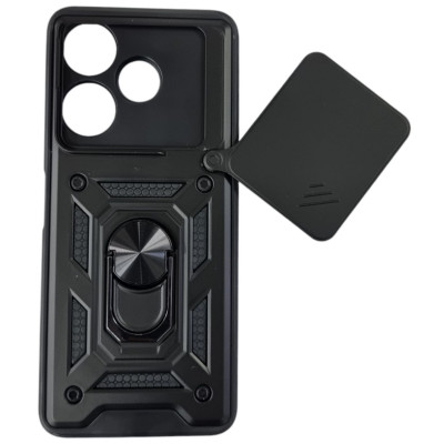 Протиударний чохол Camshield Serge Ring для Xiaomi Redmi 13 4G / Poco M6 4G- чорний Протиударний чохол Camshield Serge Ring для Xiaomi Redmi 13 4G / Poco M6 4G- чорний