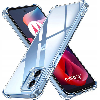 Накладка GETMAN посилені кути для Motorola Moto G24- прозорий Накладка GETMAN посилені кути для Motorola Moto G24- прозорий
