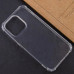 Накладка GETMAN посилені кути для iPhone 15- прозорий