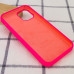 Накладка (з мікрофіброю) Silk Full Protective для iPhone 12 Pro / 12- яскраво-рожевий