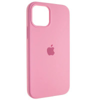 Накладка (з мікрофіброю) Silk Full Protective для iPhone 15 Pro Max (6.7``)- світло-рожевий