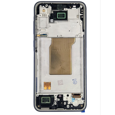 Дисплей для мобільного телефона Samsung A35 Oled with frame (small size) з тачскріном Black