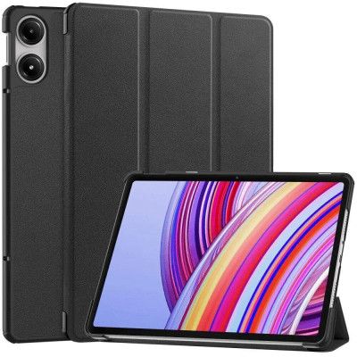 Чохол-книжка Smart Case With Pencil для планшета Xiaomi Redmi Pad Pro / Redmi Pad 2 Pro / Poco Pad 12.1"- чорний Чохол-книжка Smart Case With Pencil для планшета Xiaomi Redmi Pad Pro / Redmi Pad 2 Pro / Poco Pad 12.1"- чорний