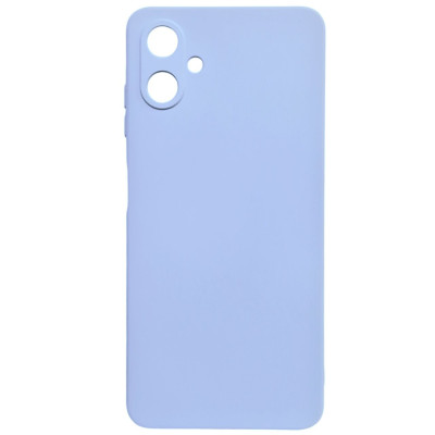 Накладка (з мікрофіброю) Soft Silk для Samsung A06- блакитний
