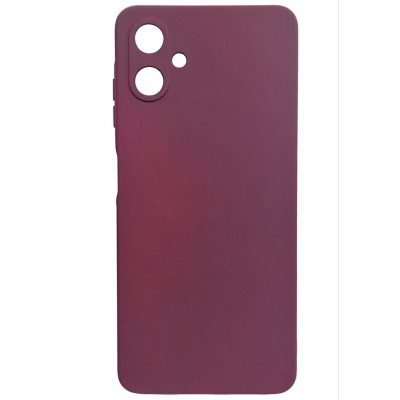 Накладка (з мікрофіброю) Soft Silk для Samsung A06- марсала