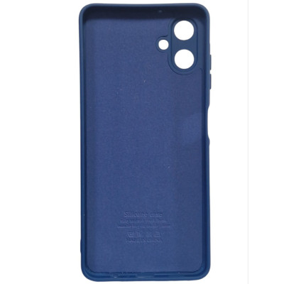 Накладка (з мікрофіброю) Soft Silk для Samsung A06- темно-синій