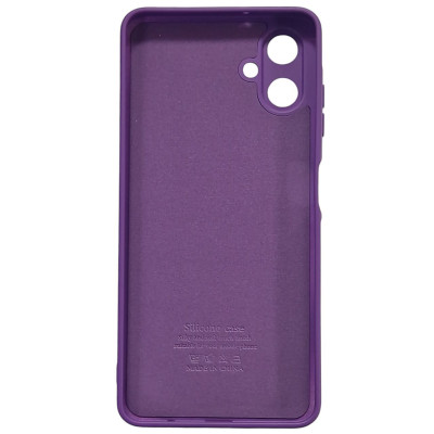 Накладка (з мікрофіброю) Soft Silk для Samsung A06- фіолетовий