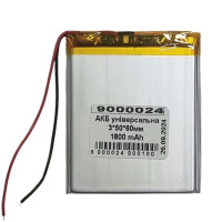 Акумулятор універсальний 3*50*60мм 1800 mAh Акумулятор універсальний 3*50*60мм 1800 mAh