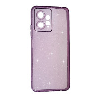 Накладка Clear Shine для Xiaomi Redmi Note 12 4G- фіолетовий