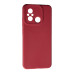 Накладка гумова SMTT для Xiaomi Redmi 12C / Poco C55- марсала