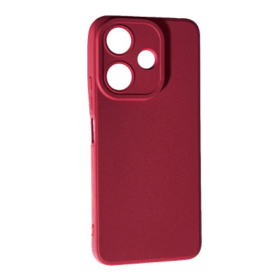 Накладка гумова SMTT для Xiaomi Redmi 13 4G / Poco M6 4G- марсала Накладка гумова SMTT для Xiaomi Redmi 13 4G / Poco M6 4G- марсала