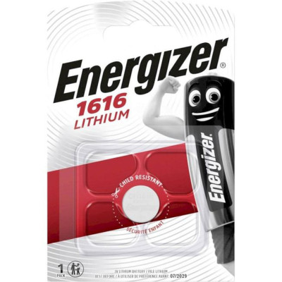 Батарейка CR1616 Energizer 3V (ціна за 1шт) Батарейка CR1616 Energizer 3V (ціна за 1шт)