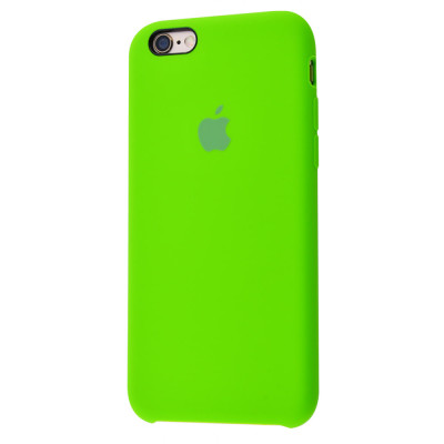Накладка (з мікрофіброю) Silk для iPhone 6 Plus- світло-зелений