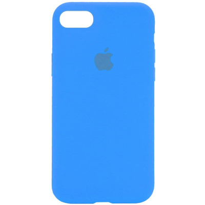 Накладка (з мікрофіброю) Silk для iPhone 6 Plus- блакитний