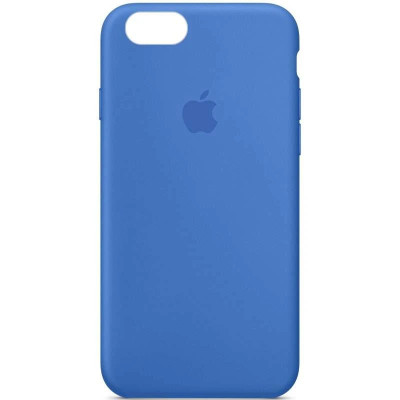 Накладка (з мікрофіброю) Silk для iPhone 6 Plus- блакитно-сірий