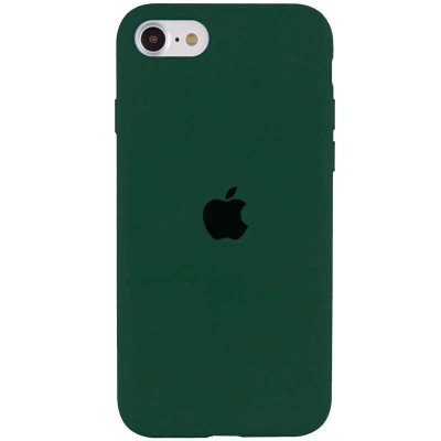Накладка (з мікрофіброю) Silk для iPhone 6 Plus- темно-зелений