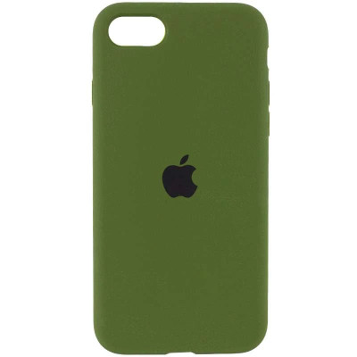 Накладка (з мікрофіброю) Silk для iPhone 6 Plus- оливковий