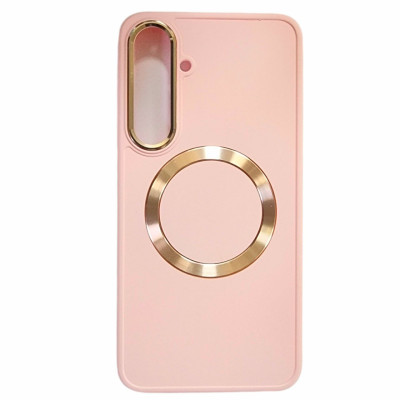 Накладка Bonbon Metal Style with Magnetic для Samsung S24 / Samsung S25- світло-рожевий Накладка Bonbon Metal Style with Magnetic для Samsung S24 / Samsung S25- світло-рожевий
