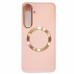 Накладка Bonbon Metal Style with Magnetic для Samsung S24 / Samsung S25- світло-рожевий