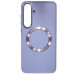 Накладка Bonbon Metal Style with Magnetic для Samsung S24 / Samsung S25- бузковий