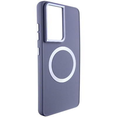 Накладка Bonbon Metal Style with Magnetic для Samsung S24 Ultra- сіра лаванда Накладка Bonbon Metal Style with Magnetic для Samsung S24 Ultra- сіра лаванда