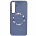 Накладка Bonbon Metal Style with Magnetic для Samsung S24 Plus/ Samsung S25 Plus- сіра лаванда