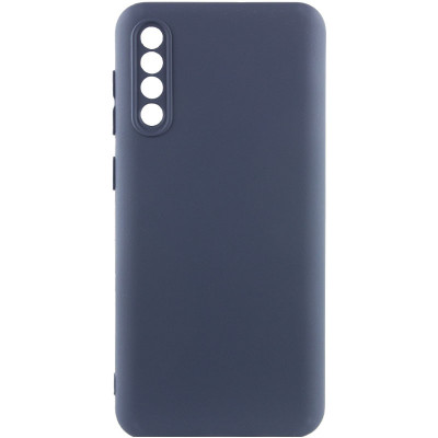Накладка (з мікрофіброю) GETMAN Liquid Silk Full Camera для Samsung A50 / A30s- темно-синій Накладка (з мікрофіброю) GETMAN Liquid Silk Full Camera для Samsung A50 / A30s- темно-синій