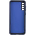 Накладка (з мікрофіброю) GETMAN Liquid Silk Full Camera для Samsung A50 / A30s- темно-синій Накладка (з мікрофіброю) GETMAN Liquid Silk Full Camera для Samsung A50 / A30s- темно-синій