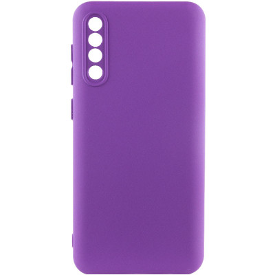 Накладка (з мікрофіброю) GETMAN Liquid Silk Full Camera для Samsung A50 / A30s- фіолетовий Накладка (з мікрофіброю) GETMAN Liquid Silk Full Camera для Samsung A50 / A30s- фіолетовий